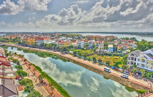 Hoi An skyline, Vietnam, HDR Image