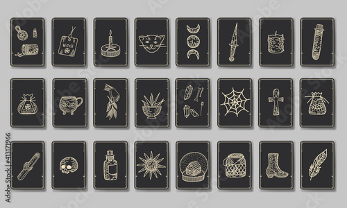 vintage vintage retro engraving style. zodiac sign and astrology. printing on gold foil