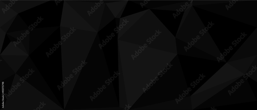 Black low poly business background. Vector illustration Black low poly business background. Vector illustration