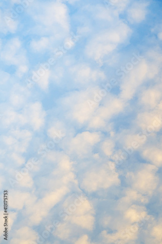 Beautiful white clouds and blue sky high definition skyscraper with grunge texture for background Abstract,nature art style,soft and blur focus.