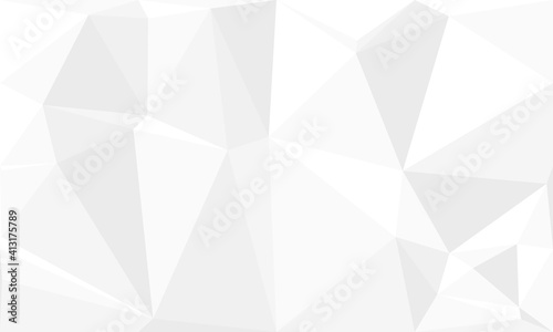 White low poly business background. Vector illustration