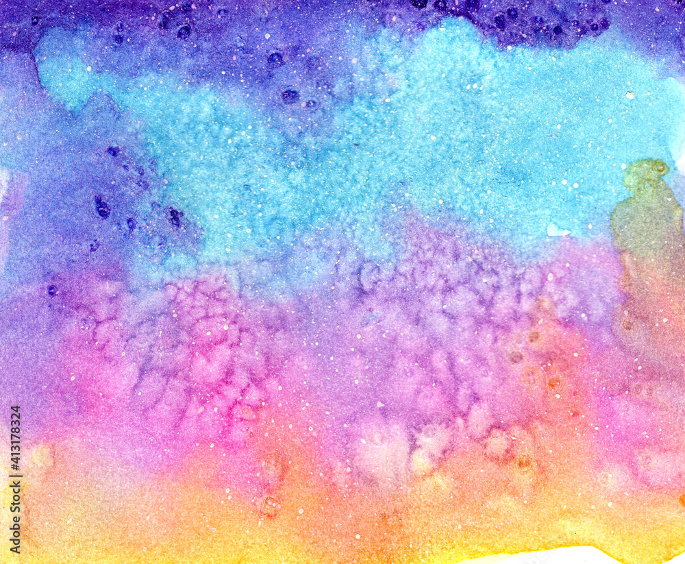 abstract watercolor background, space, texture