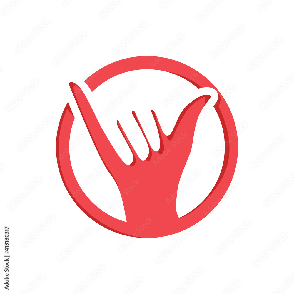 sign language interpreter logo. vector illustration sign language interpreter logo. vector illustration