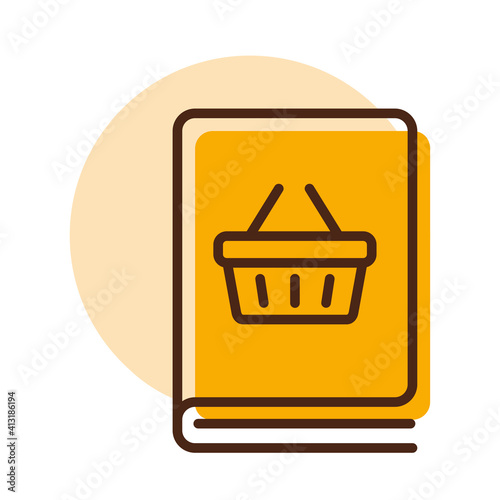 Catalog product vector flat icon
