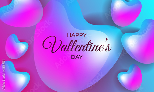 Valentines Day vector illustration. Happy Valentines Day Background vector
