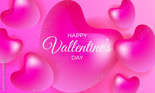 Valentines Day vector illustration. Happy Valentines Day Background vector