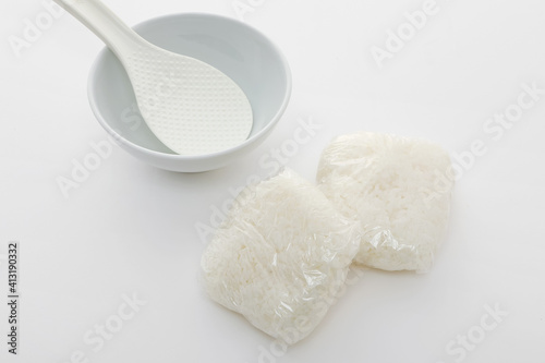 冷凍保存する前の白米