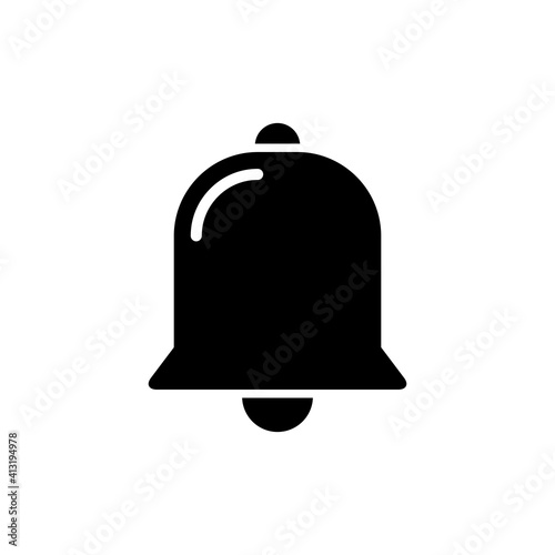 Bell Best Flat Icon Design Vector Template Illustration