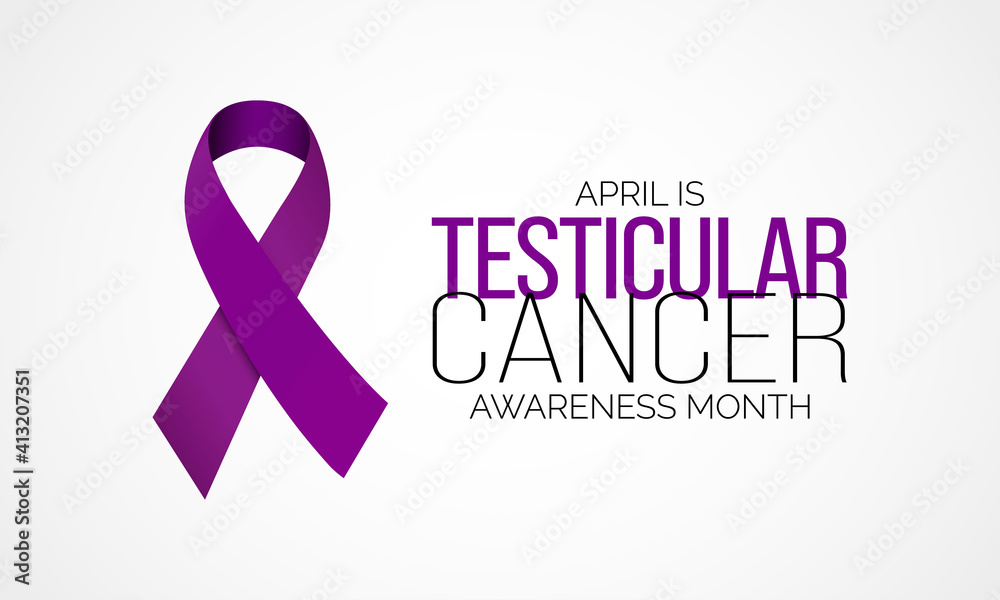 Vector illustration on the theme of Testicular cancer awareness month observed each year in April. The most common symptom of testicular cancer is a painless lump on or in a testicle. Vector illustration on the theme of Testicular cancer awareness month observed each year in April. The most common symptom of testicular cancer is a painless lump on or in a testicle.
