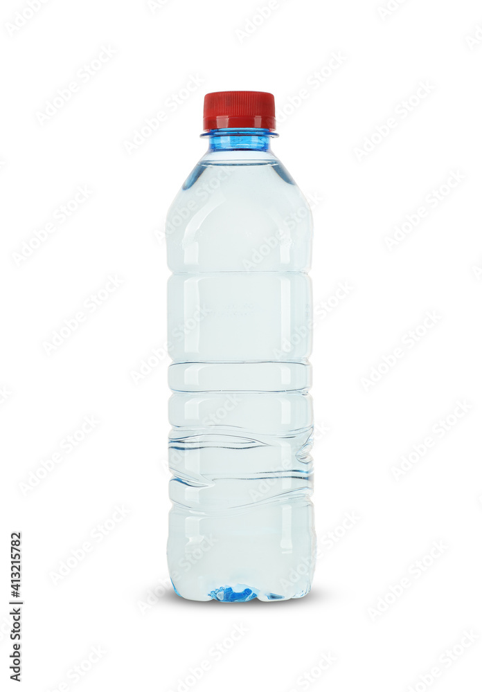 small plastic bottle with water small plastic bottle with water