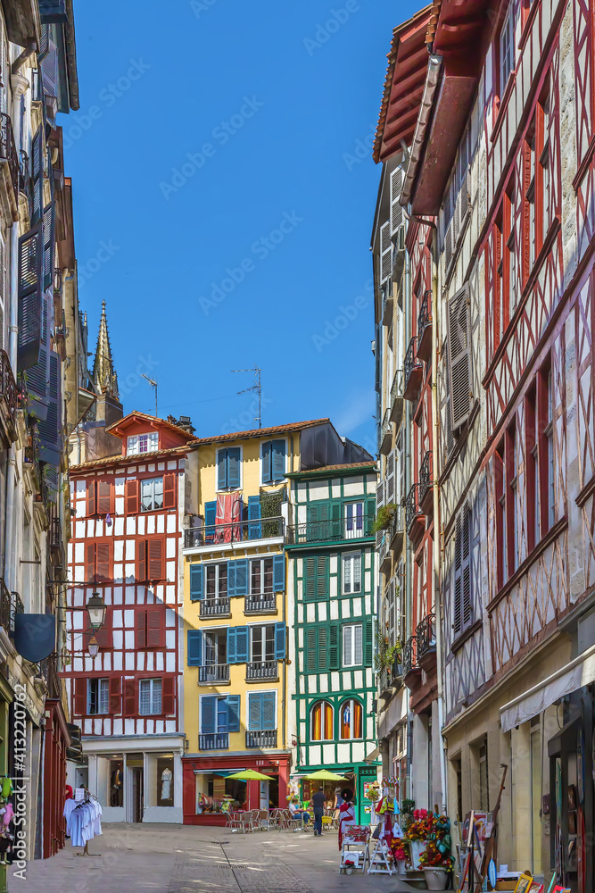 Street in Bayonne, France