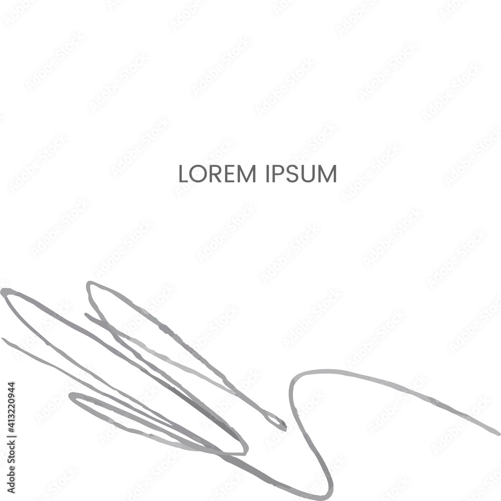 Fototapeta premium Colorful hand draw frame or abstract template