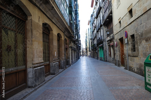 Urbanscape in the city of Bilbao