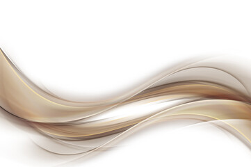 Fototapete Abstrakte Welle Braungoldene Wellen Textur verschwommen  © SidorArt