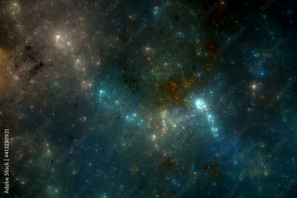 Naklejka Kosmiczne tło, gwiazdy i abstrakcja galaktyki