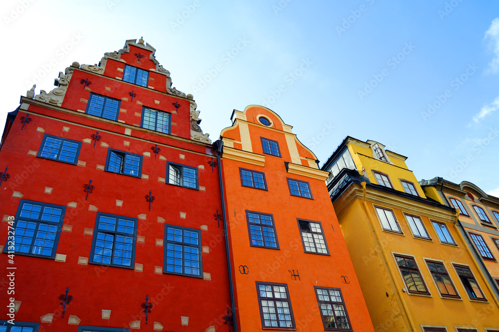Stortorget Square in Old town (Gamla Stan), Stockholm center, Sweden