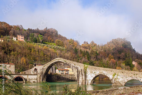 The bridge with magnificent architecture photo