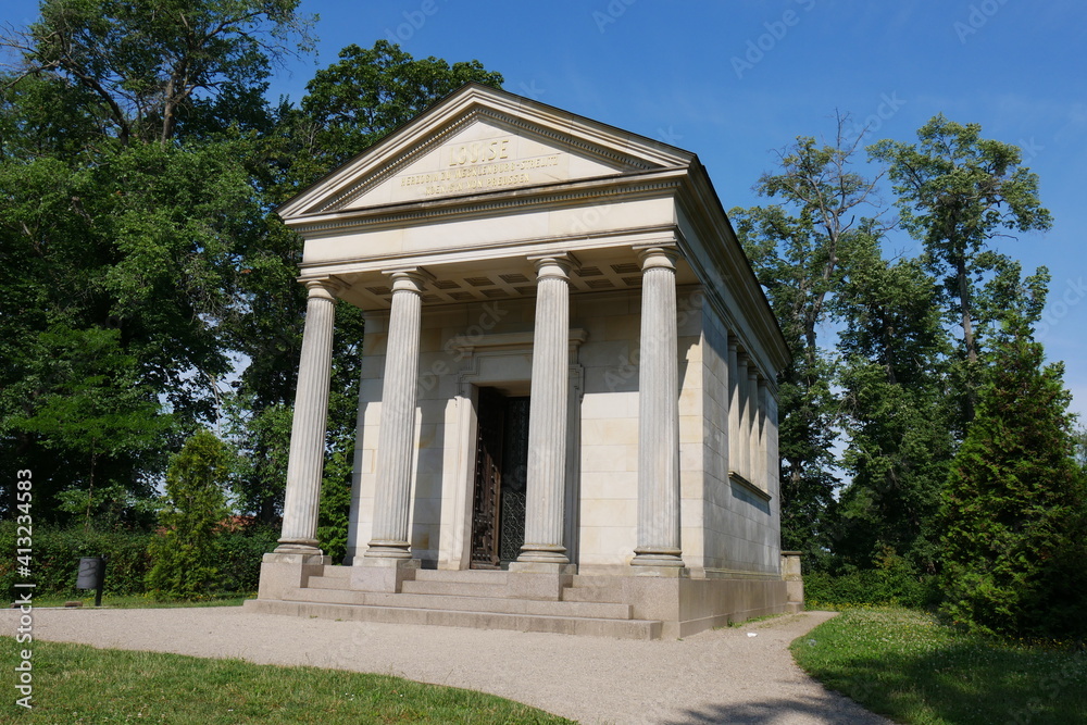 Tempel Schlossgarten Neustrelitz Luisentempel Tempel Schlossgarten Neustrelitz Luisentempel