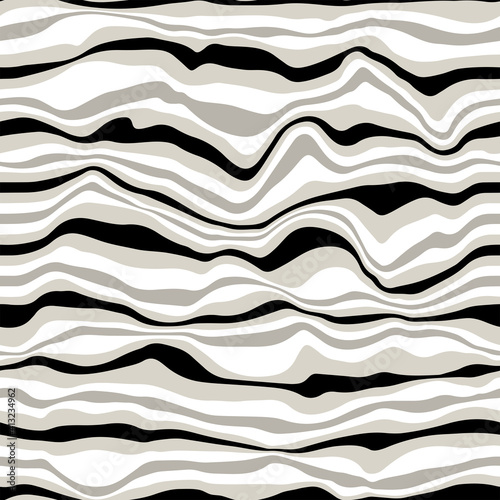 Vector seamless pattern. Abstract grunge texture with stone layered effect. Creative background with beige blots. Decorative design with stone wavy stains. Can be used as swatch for illustrator.