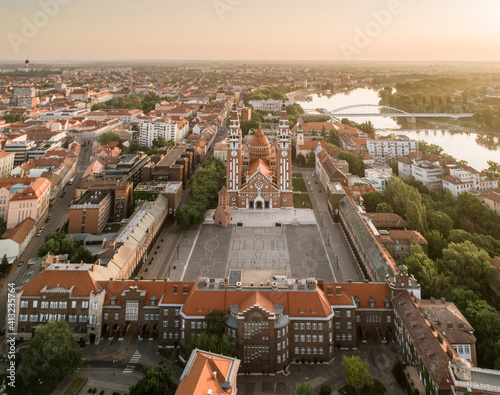 Fotografie catholic cathedral in Szeged