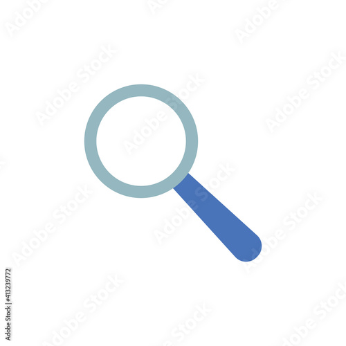 Magnifying Icon Design Illustration Template