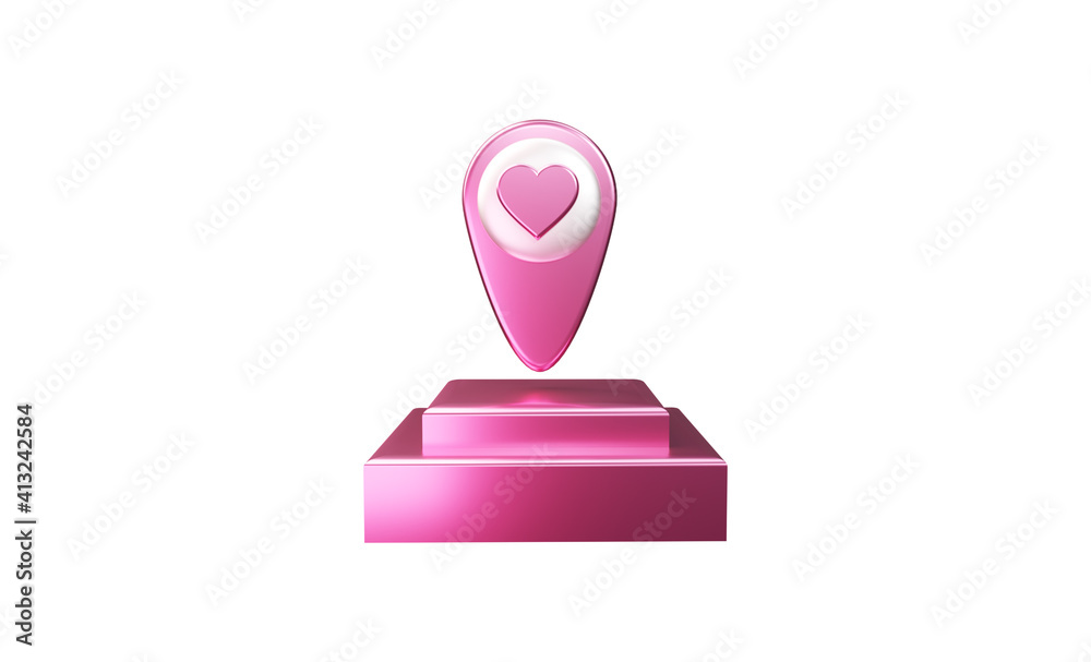 3d pin love 3d pin love