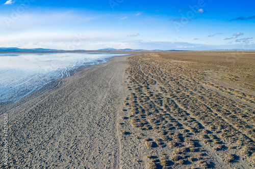 Lake dried because of the global warming. Seyfe Lake  in Turkey.