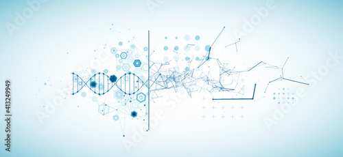 Abstract futuristic background for design works.