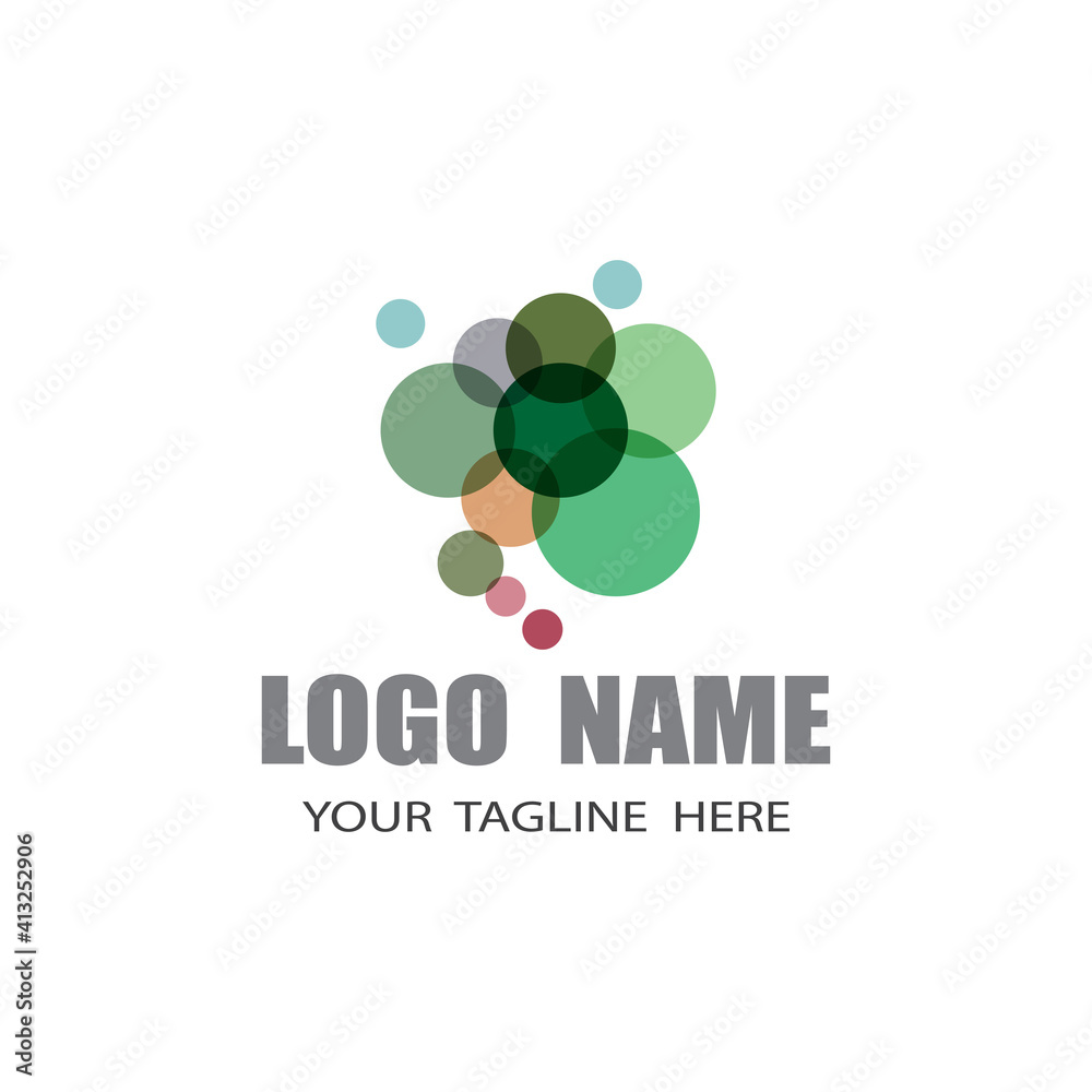 Fresh shape logo vector icon template Fresh shape logo vector icon template