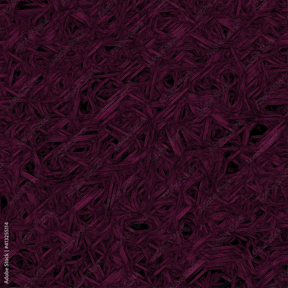 Tangled purple streaks in disorderly traffic