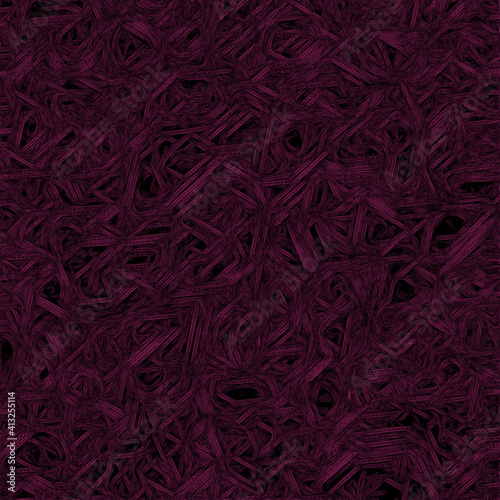 Tangled purple streaks in disorderly traffic
