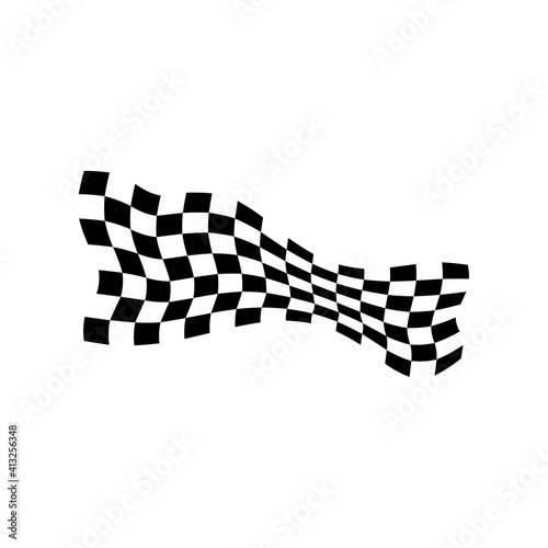 Race flag icon logo design vector. Icon Symbol. Template Illustration. Creative design