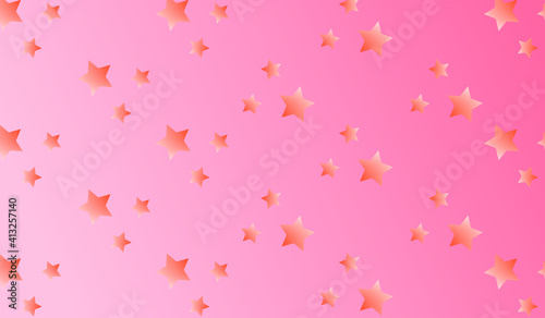 Stars pink background. Vector illustration