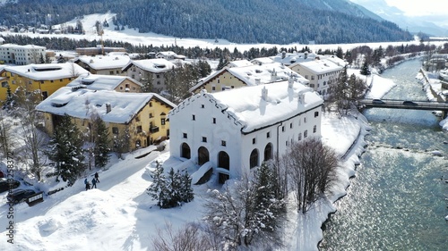 Historisches Haus in La Punt im Engadin