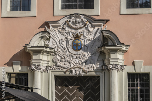 Roman Catholic Church of St. Catherine (Sv. Kotrynos baznycia) in Vilnius' Old Town. St. Catherine's Church is the church of the former Vilnius' Benedictine monastery. Vilnius, Lithuania. photo