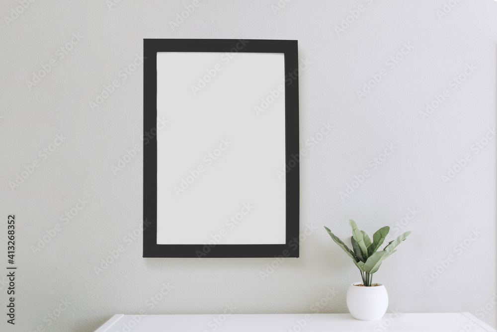 Interior frame with plant Interior frame with plant