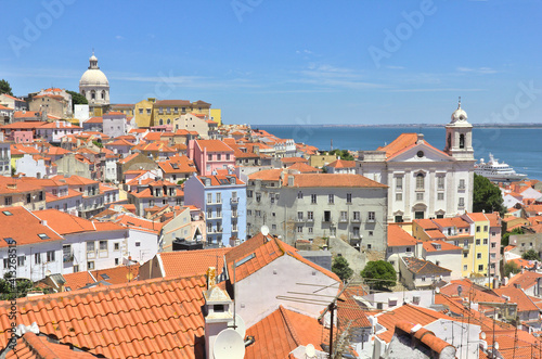 Wallpaper Mural Aerial view of Lisbon, Portugal Torontodigital.ca