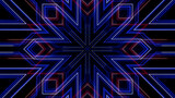 Circuit Kaleidoscope Line Space abstract 3D illustration background