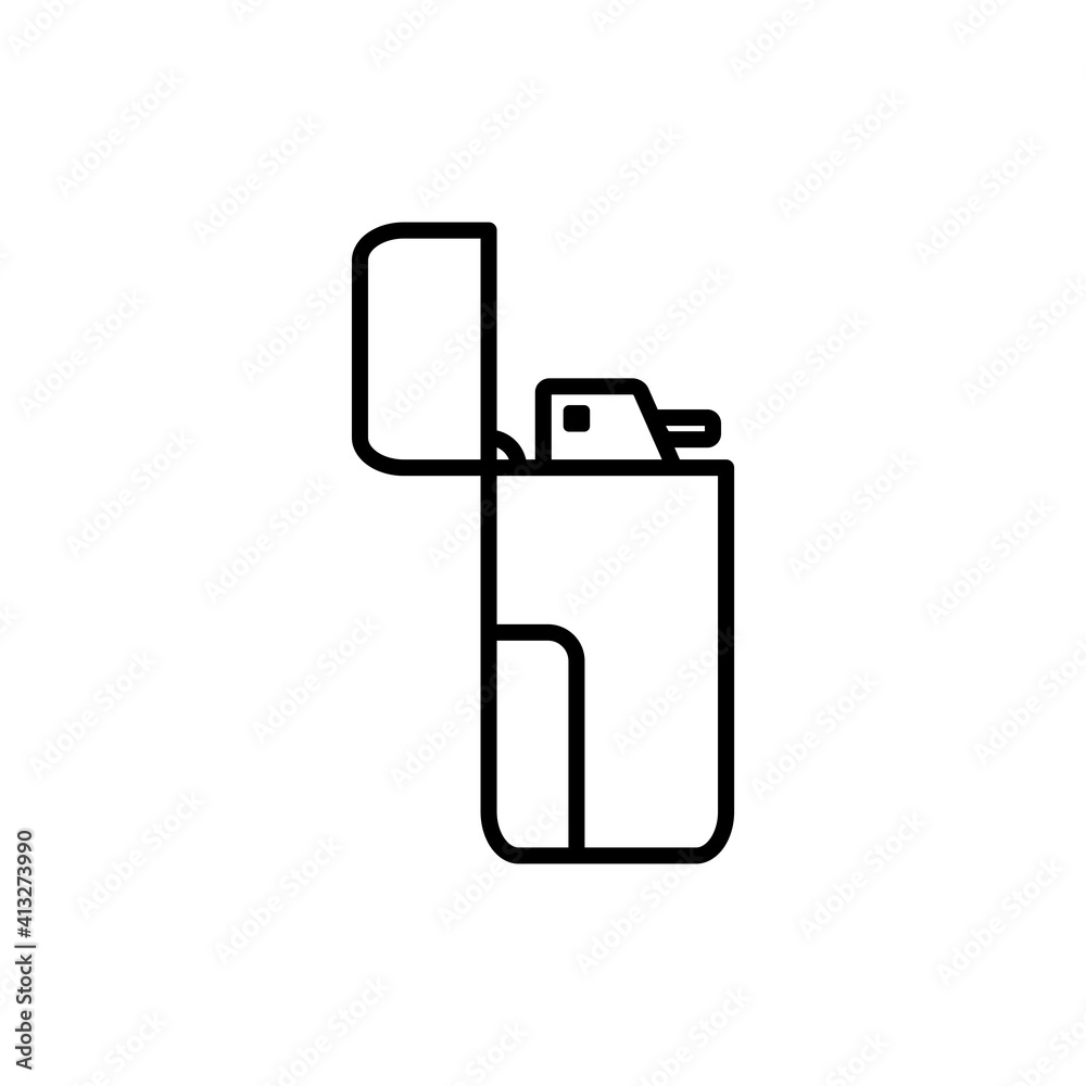 Lighter Flat Icon Design Vector Template Illustration Lighter Flat Icon Design Vector Template Illustration