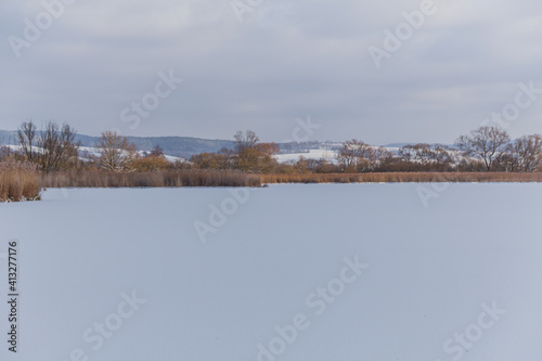 exploration tour through the beautiful werra valley - breitungen - germany photo