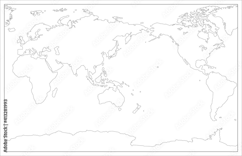 世界地図です。