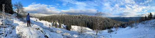 Winterpanorama im Thüringer Wald