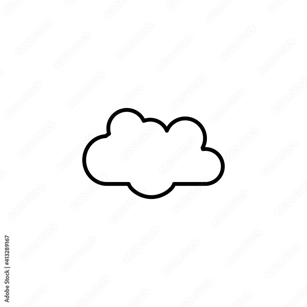 Cloud Icon Vector Design Template And Illustration Cloud Icon Vector Design Template And Illustration