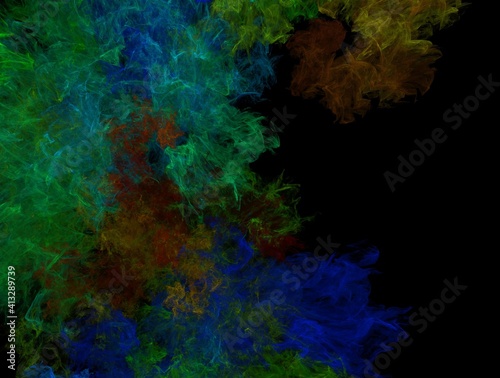 Imaginatory fractal background Image