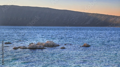 lake in the mountains photo