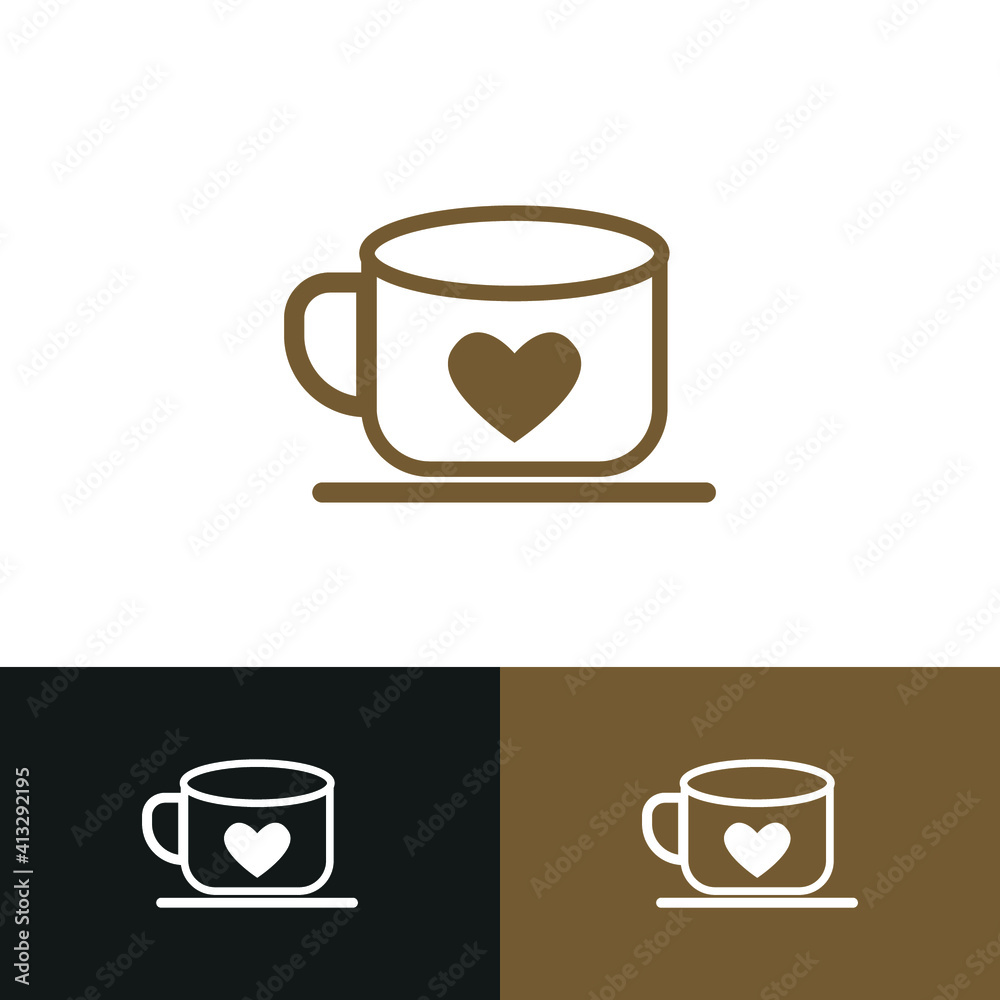 Simple monoline sunset and sunrise logo template Simple monoline sunset and sunrise logo template