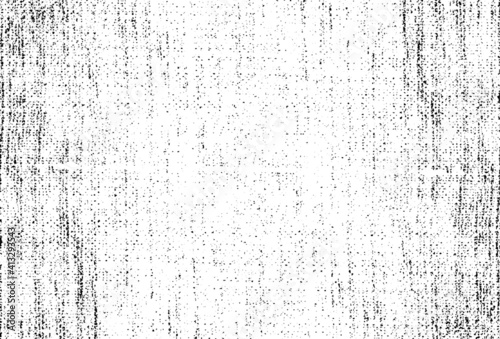 Vector fabric texture. Distressed texture of weaving fabric. Grunge background. Abstract halftone vector illustration. Overlay to create interesting effect and depth. Black isolated on white. EPS10.