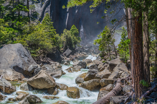 Fluss im Yosemite Nationalpark