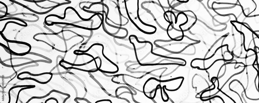 Black Dirty Paper. Dark Ink Dirty Pattern. Bright