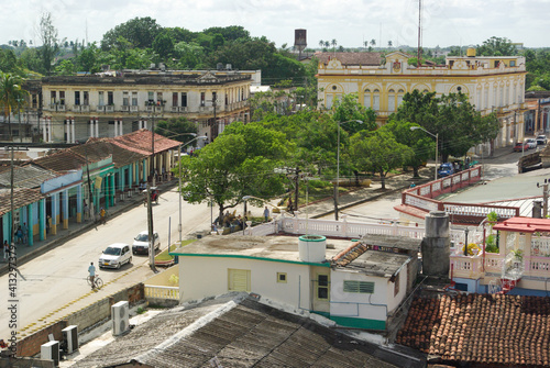 Photography Vue sur la Ville de Morón et son architecture coloniale, Cuba